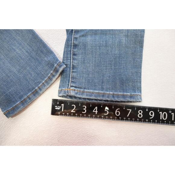 Lucky Brand 223 Straight Blue Rugged Stretch Denim Jeans Mens Size 30 x 32 - Picture 4 of 9